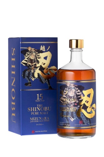 ВИСКИ ШИНОБУ солодовый 15 лет в п/у 0,7л