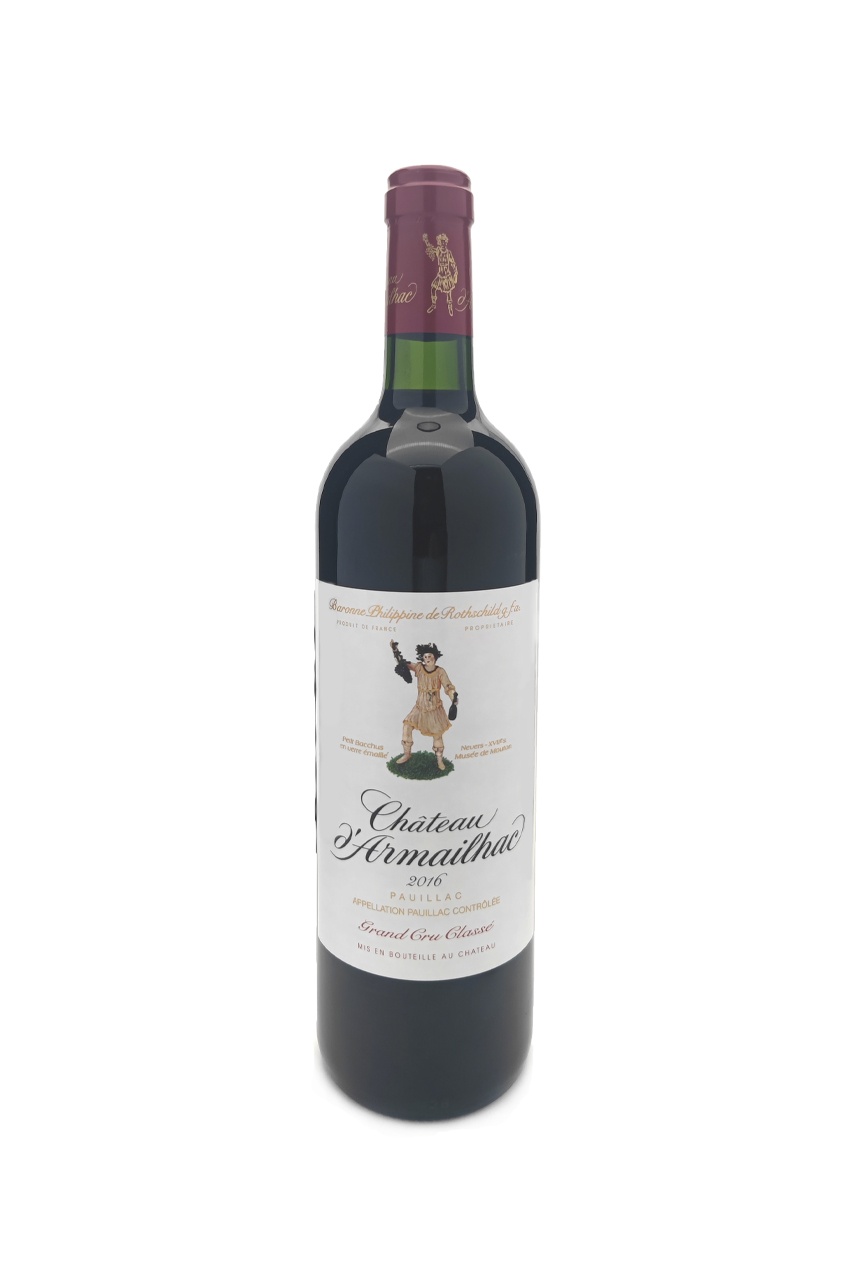 Вино Шато д'Армайяк Гран Крю 2016, красное, сухое, 0.75л