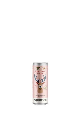 ЛИМОНАД ЛАПОЧКА CHRISTMAS DRINK 0,33л